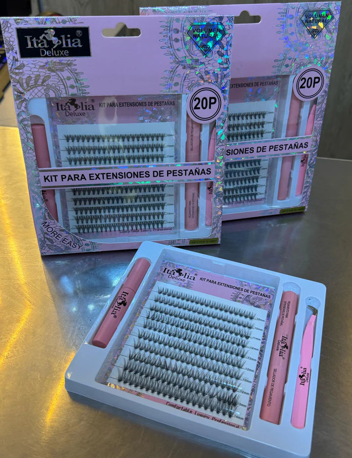 KIT EXTENSIONES DE PESTAÑAS EN CASA